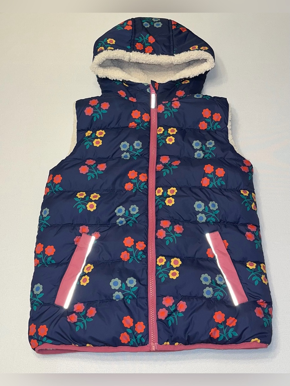 Mini Boden reversible vest